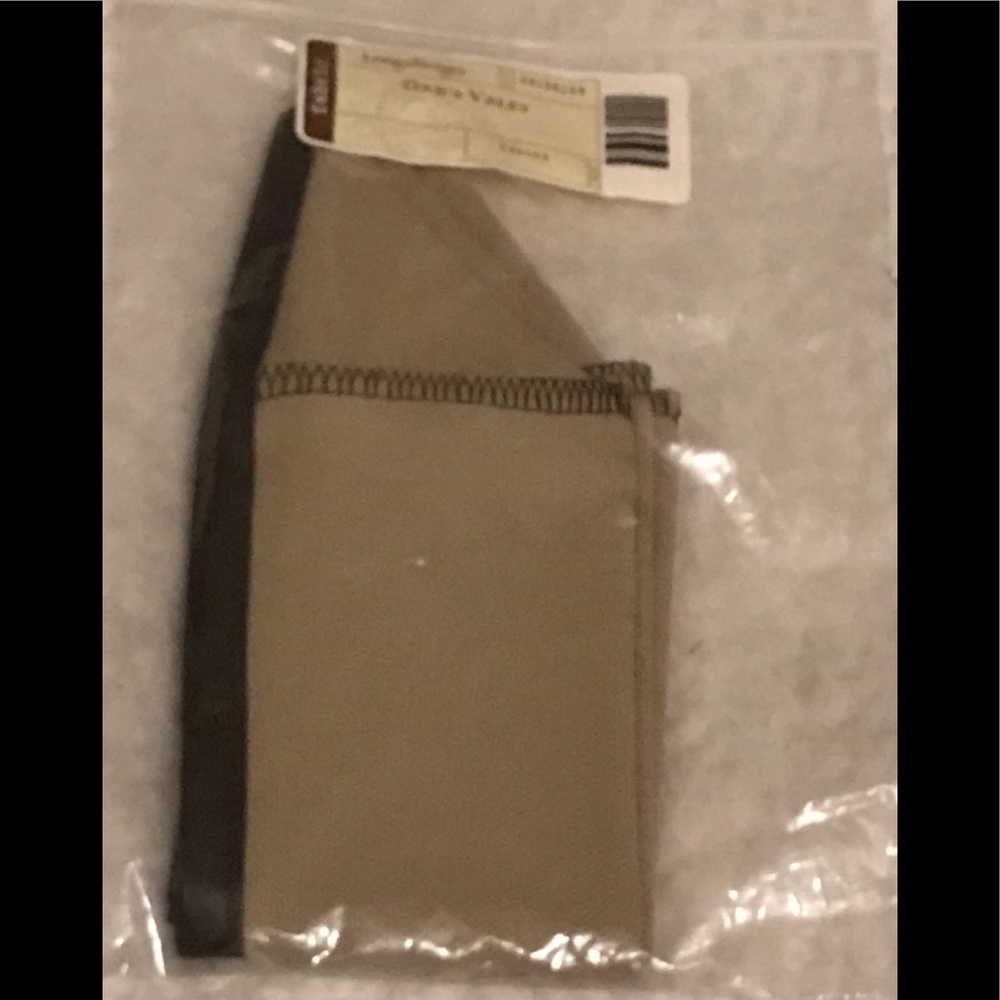 Longaberger “Dad’s Valet” in “Canvas” with Leather look trim - New in Package
